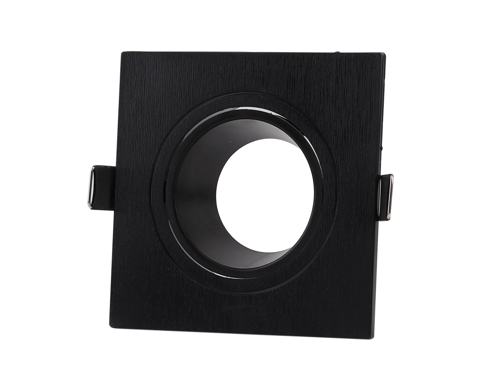 M6838  Lamborjini Square Flush Spotlight 1 Light Black